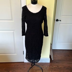 NWT Black knit dress